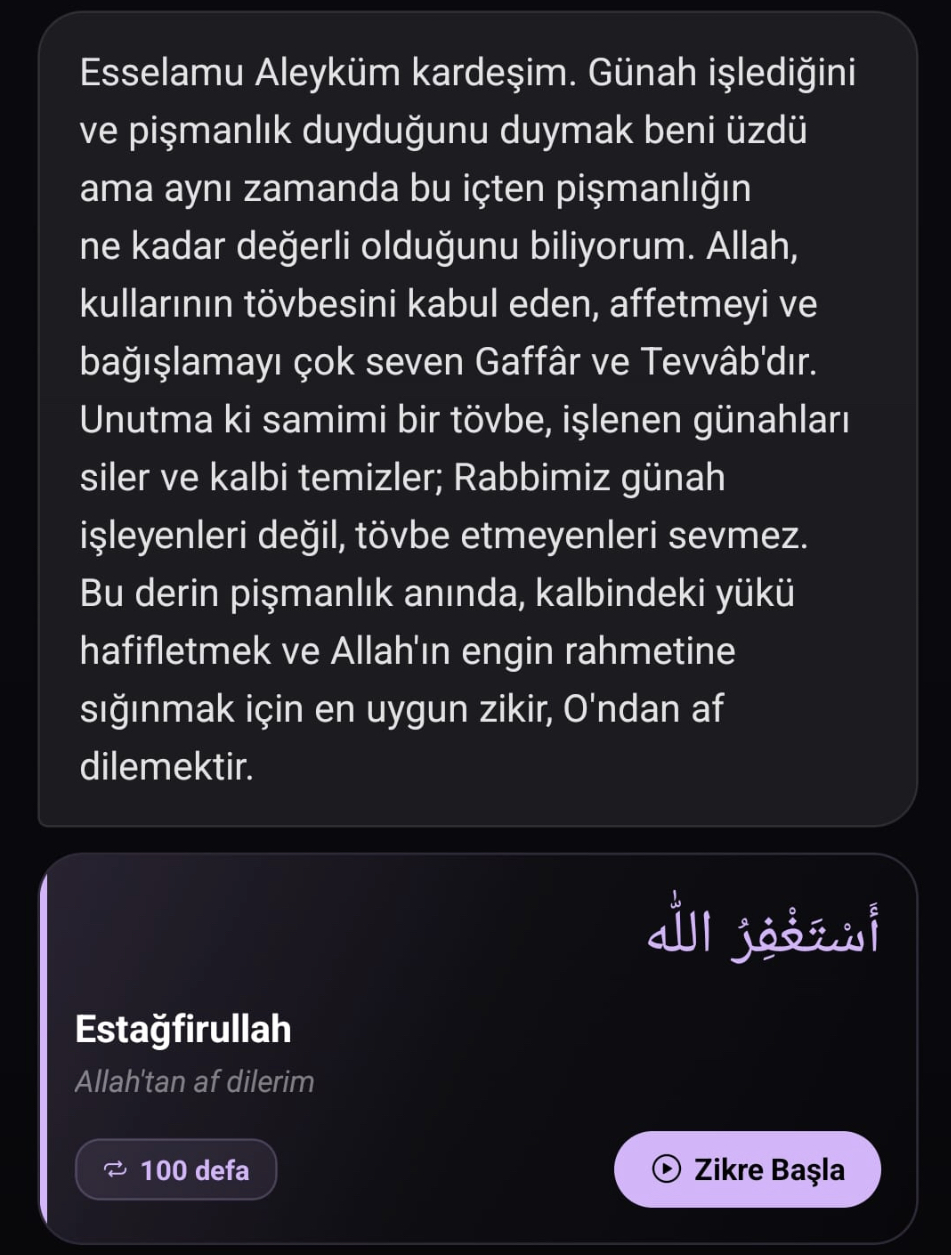 Zikr AI — Estağfirullah