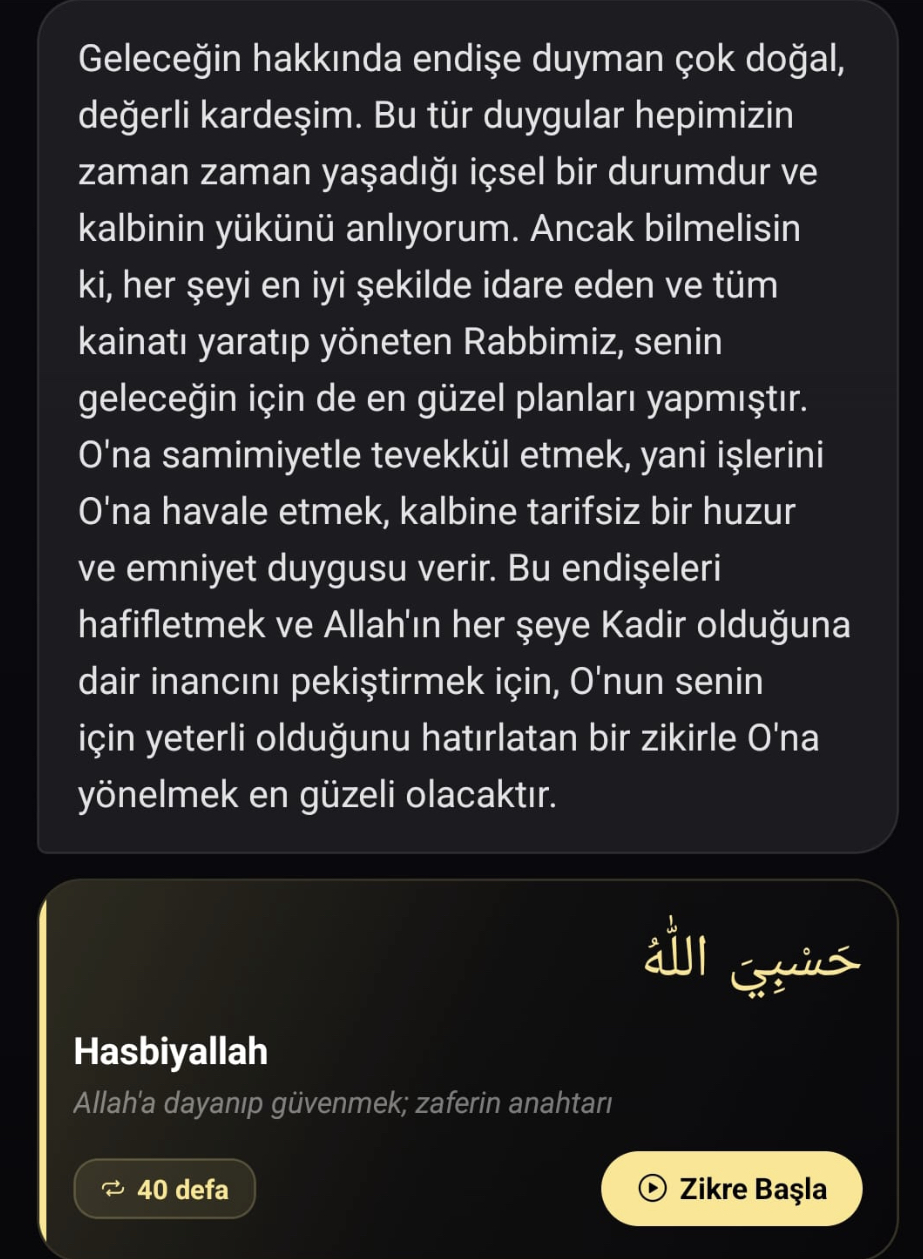 Zikr AI — Hasbiyallah